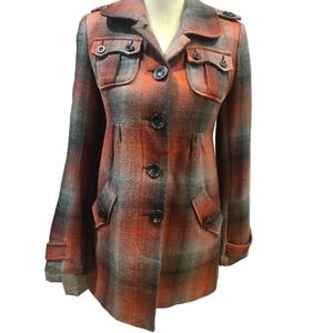 EUC Women's Holiday Trench/Peti Coat Size S